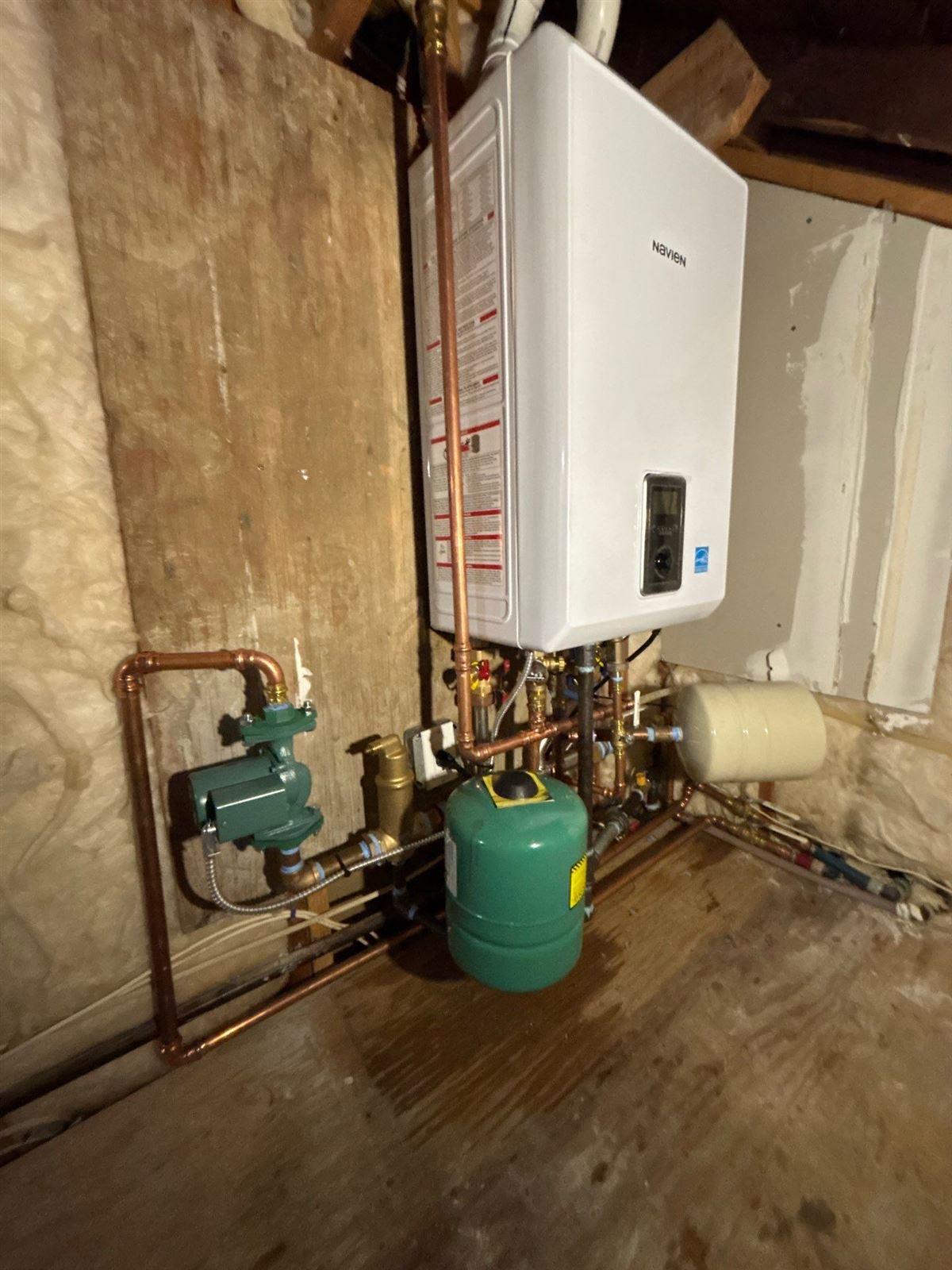 New heating equipment installed by our crew